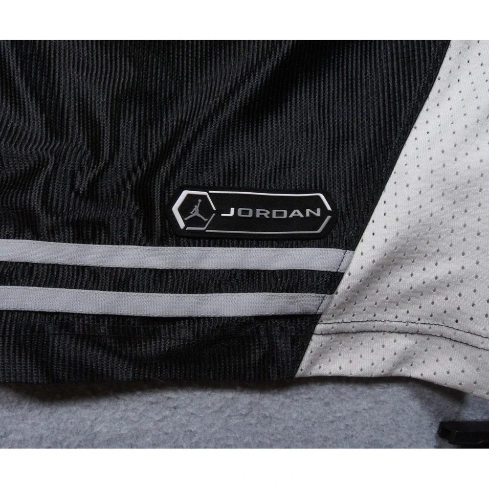 Vintage Jordan Jersey Mens XLarge Black Jumpman Basketball Colorblock Y2K